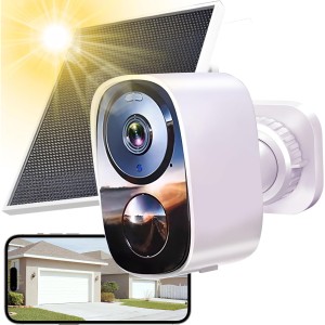 HITELLARCAM 2K Solar Security Camera